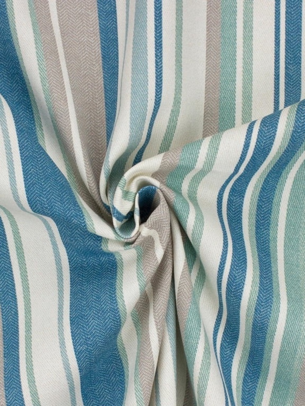 Better Homes & Garden Mixed Stripe Teal Fabric, 100% Cotton, 2 Yds